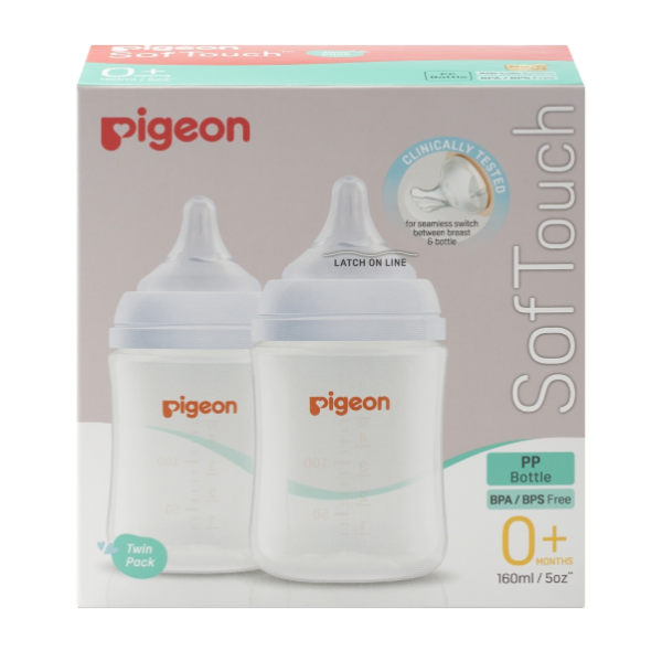 SofTouch™ 3 Nursing PP Bottle Twin Pack (160ml)