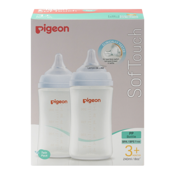 SofTouch™ 3 Nursing PP Bottle Twin Pack (240ml)