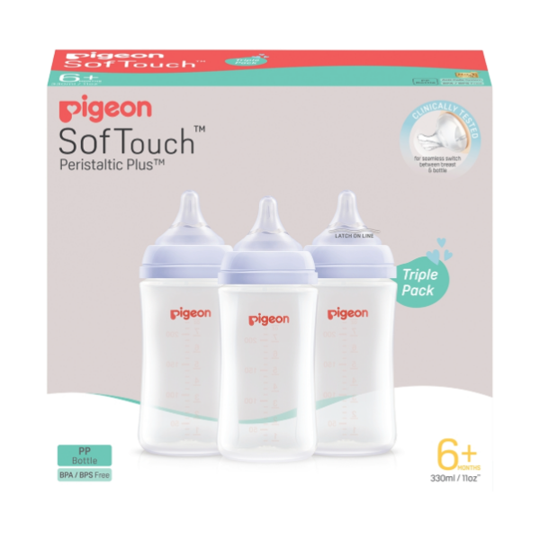 SofTouch™ 3 Nursing PP Bottle Triple Pack (330ml)