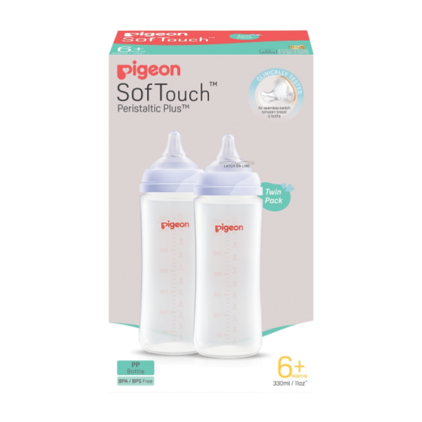 SofTouch™ 3 Nursing PP Bottle Twin Pack (330ml)