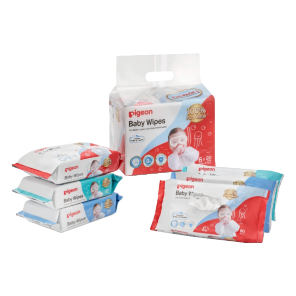 Baby Wipes, 100% Water (6 pack) - Image 2