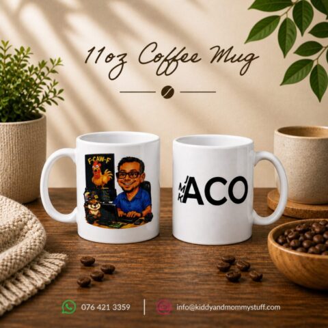 #kiddyandmommystuff, #coffeemug, #coffee, #personalizedgift, #caricature