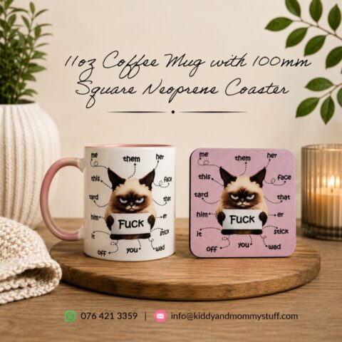 #kiddyandmommystuff, #coasters, #neoprenecoasters, #personalizedgift, #coffeemug, #coffee, #funny, #combo, #bundle